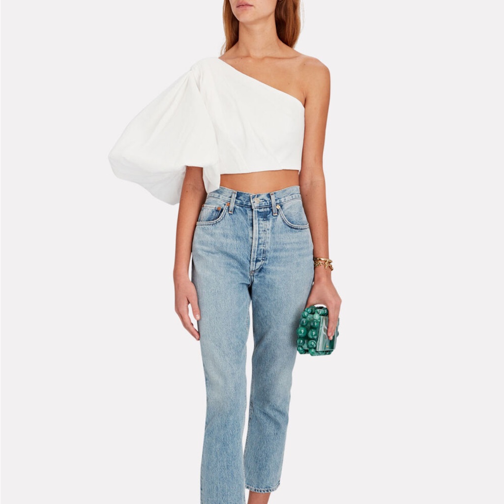 La Enamorada One-Shoulder Crop Top